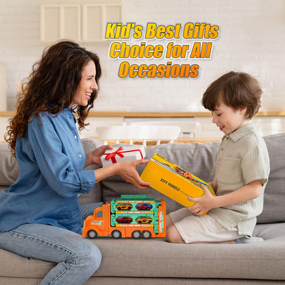 Foldable 3-Layer Car Race Track Playset