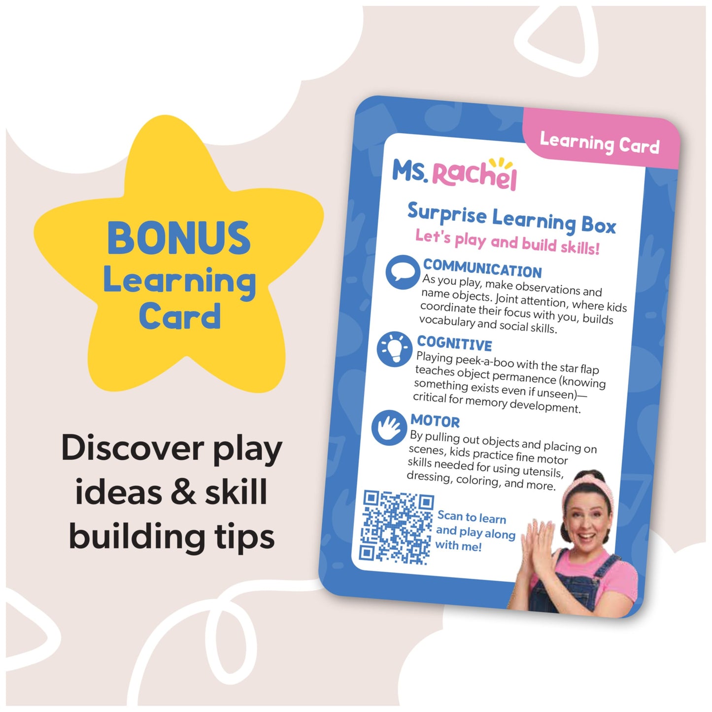 Ms. Rachel Educational Surprise Learning Box for Toddlers