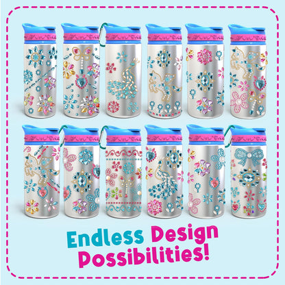 DIY Water Bottle Craft Set for Girls