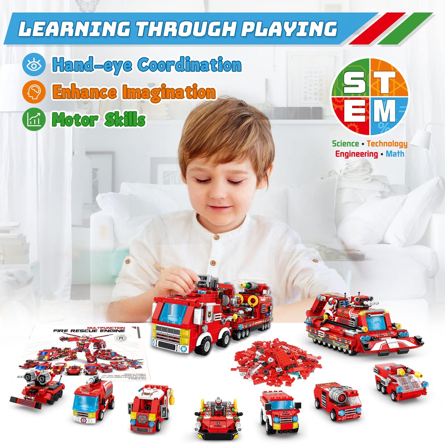 STEM Robot Building Toys for Creative Kids