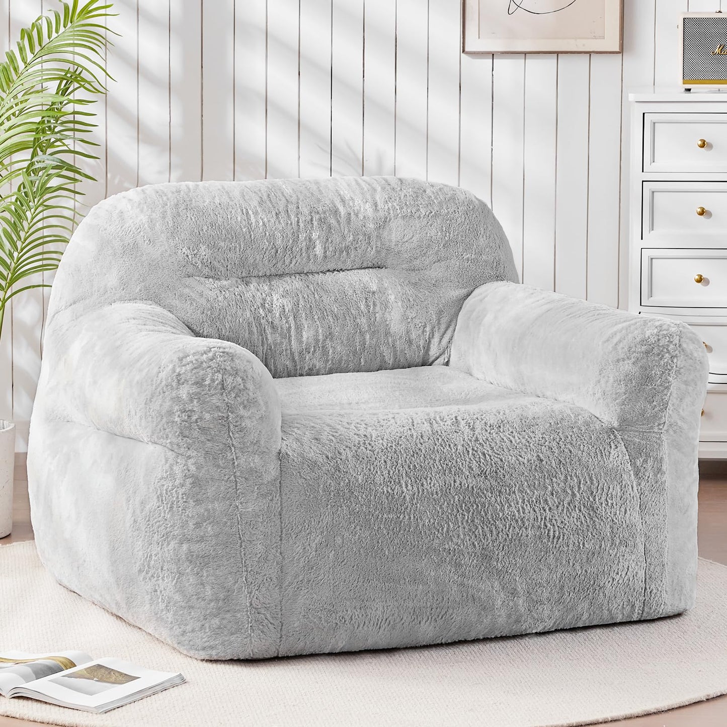 Giant Bean Bag Chair for Adults - Comfy Sofa