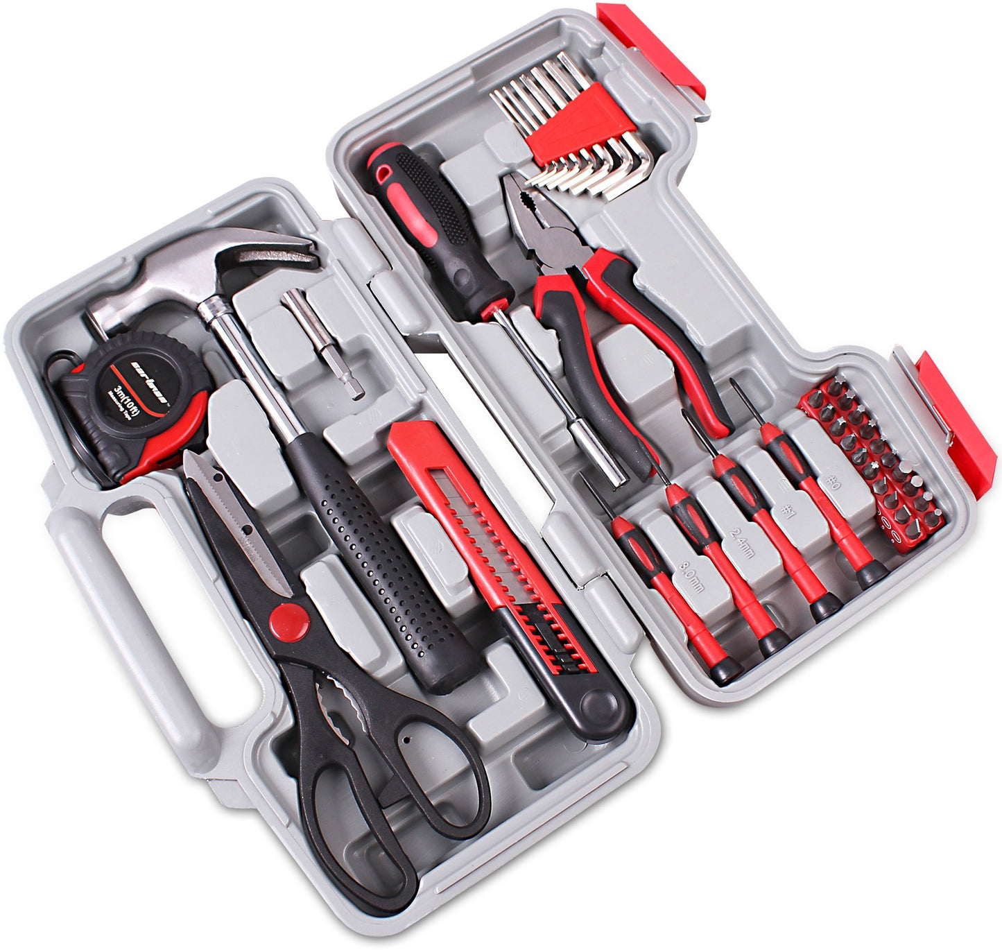 39-Piece Tool Set with Plastic Toolbox