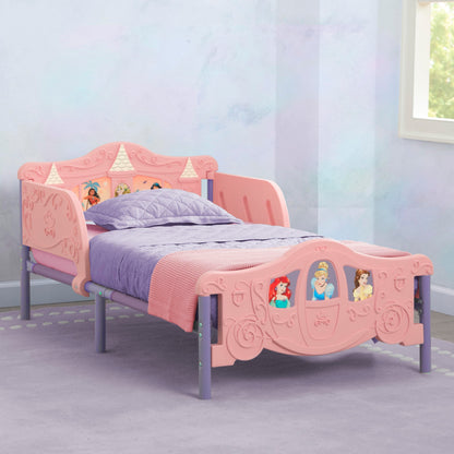 Delta Children Disney Princess 3D Toddler Bed, Pink