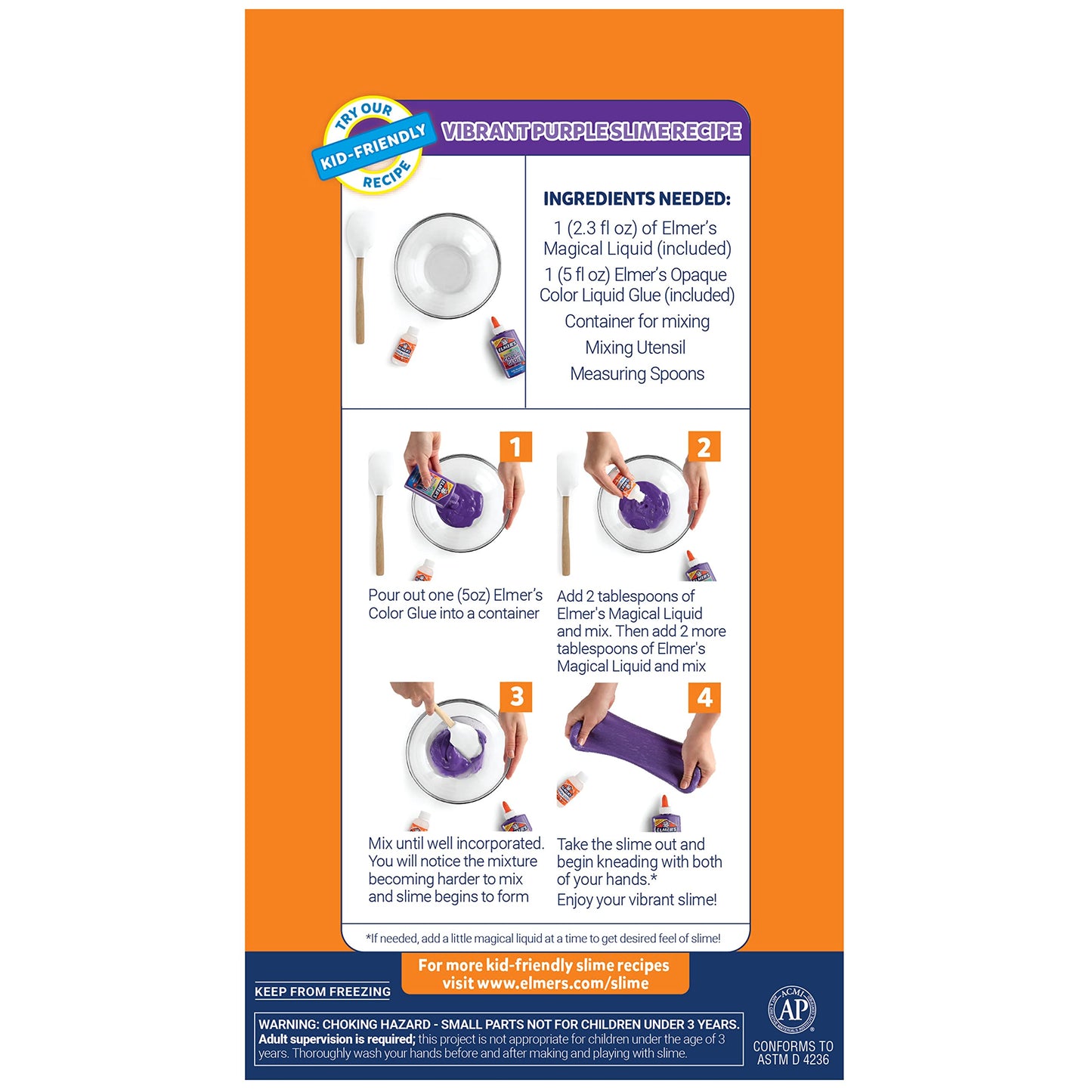 Elmer's Color Slime Kit with Activators, 2-Count