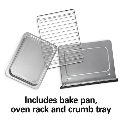 Hamilton Beach 2-in-1 Countertop Toaster Oven and Long Slot 2 Slice Toaster