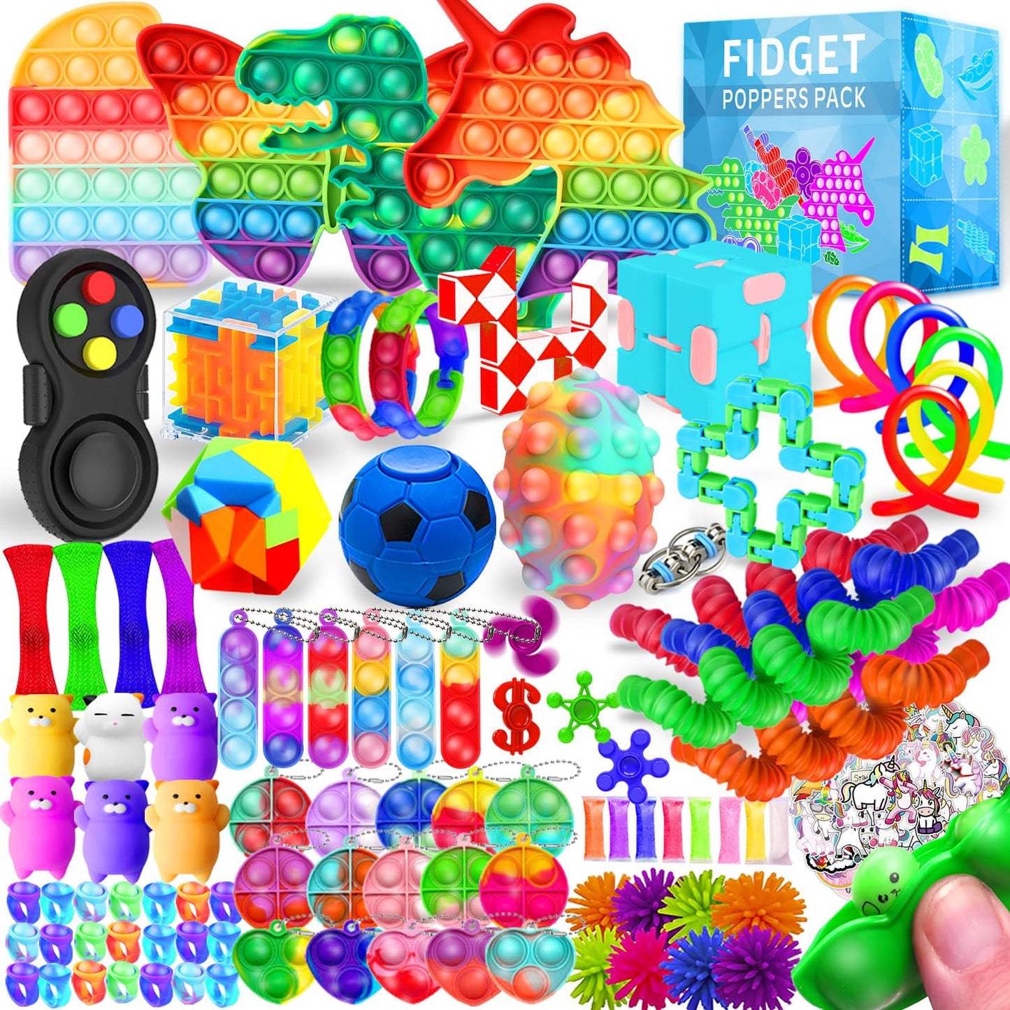 Fidget Toys 120 Pack for Kids and Adults