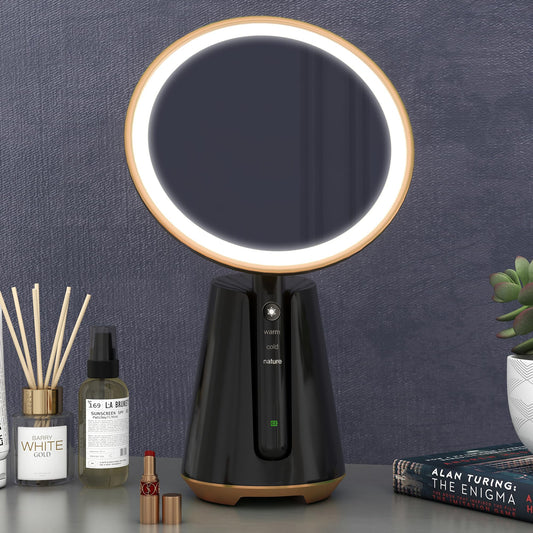 Lighted Vanity Mirror with 10X Magnification