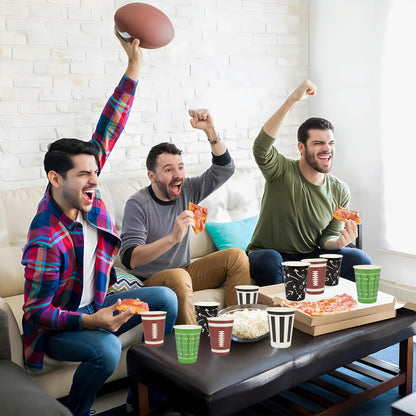 200 Football Themed Disposable Paper Cups