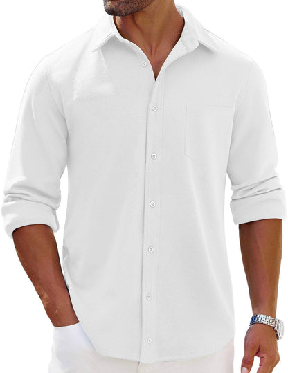 Big and Tall Button Down Shirt for Men