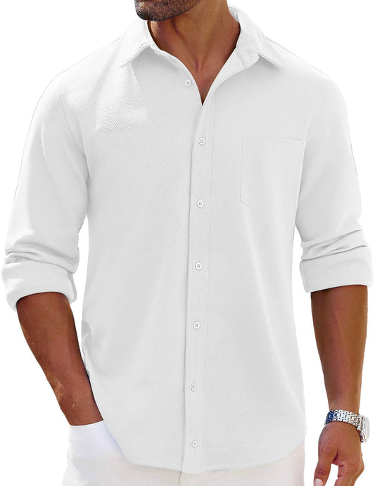 Big and Tall Button Down Shirt for Men