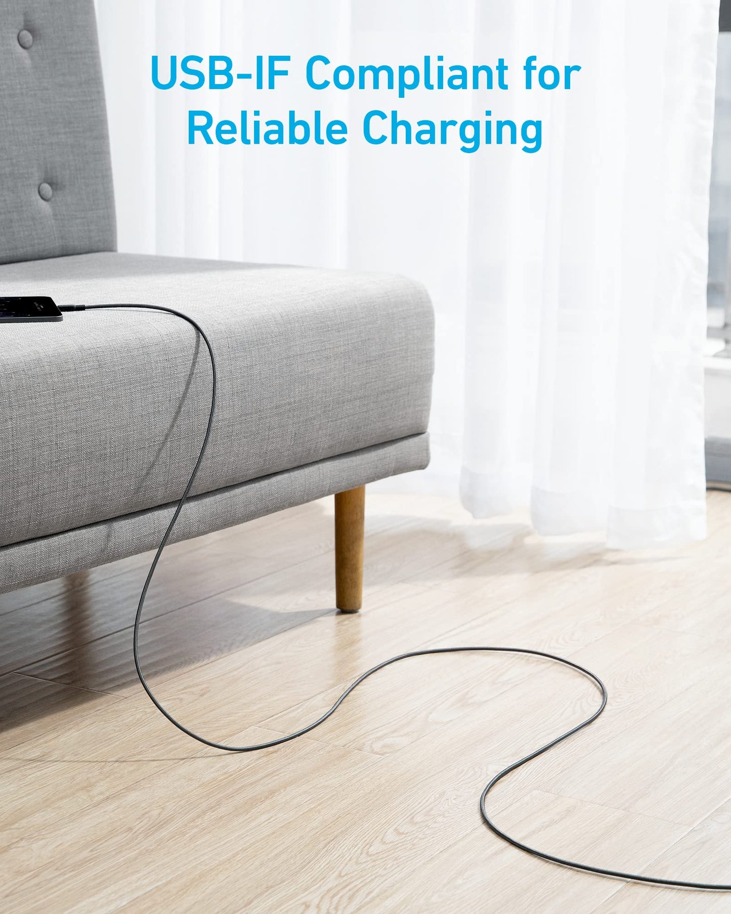 2 Pack Anker USB A to C Charger Cable