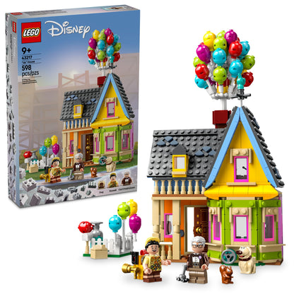 LEGO Disney and Pixar ‘Up’ House, Classic Disney Celebration Building Toy Set for Kids and Movie Fans Ages 9 and Up, A Fun Gift for Disney Fans and Anyone Who Loves Creative Play, 43217