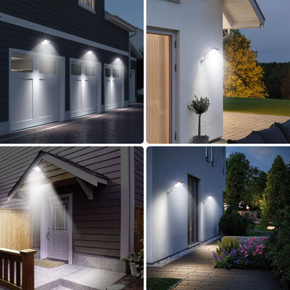 TFKK Solar Motion Sensor Flood Lights, 2PCS