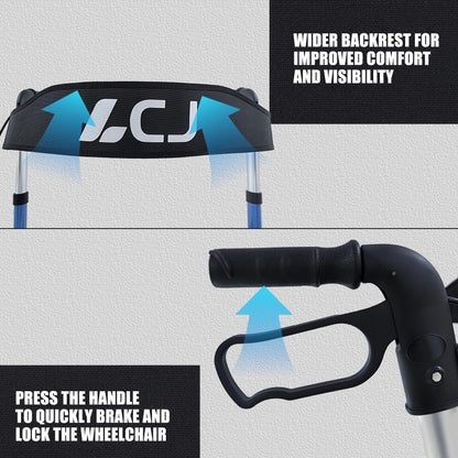 Foldable Walker with Seat for Seniors