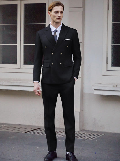 WULFUL Men's Slim Fit Tuxedo Suit Set