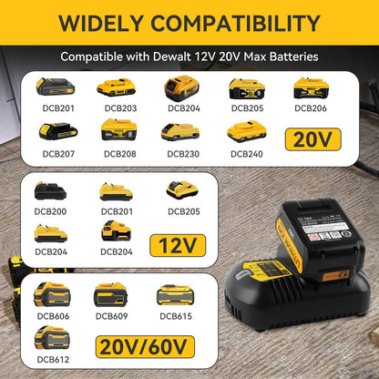 20V 6.0Ah Battery Replacement for Dewalt Tools