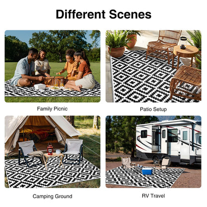 Waterproof Outdoor Rug 5x8 ft by OLANLY