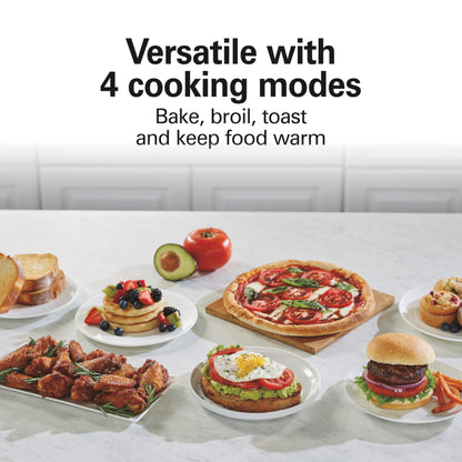 Hamilton Beach 2-in-1 Countertop Toaster Oven and Long Slot 2 Slice Toaster