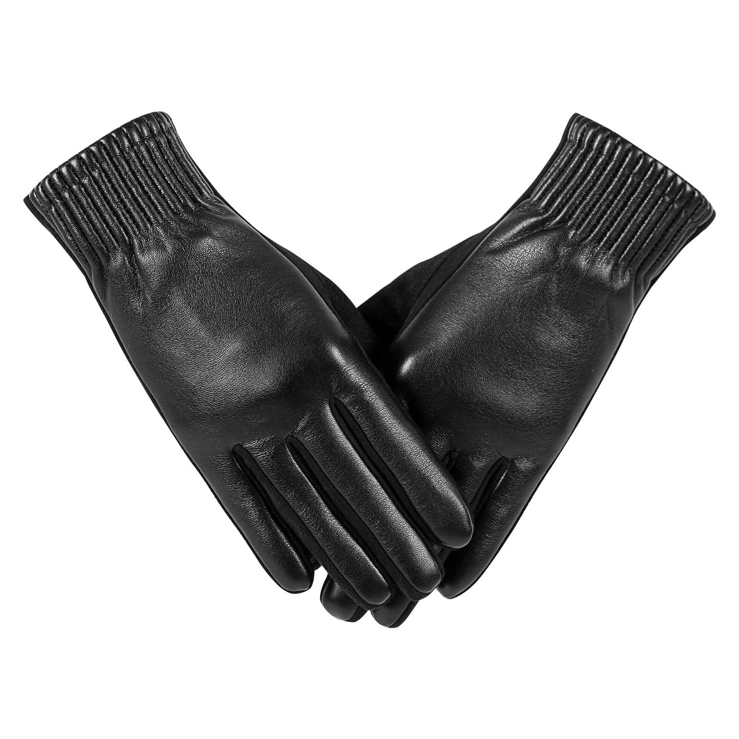 Winter Leather Touchscreen Gloves for Women