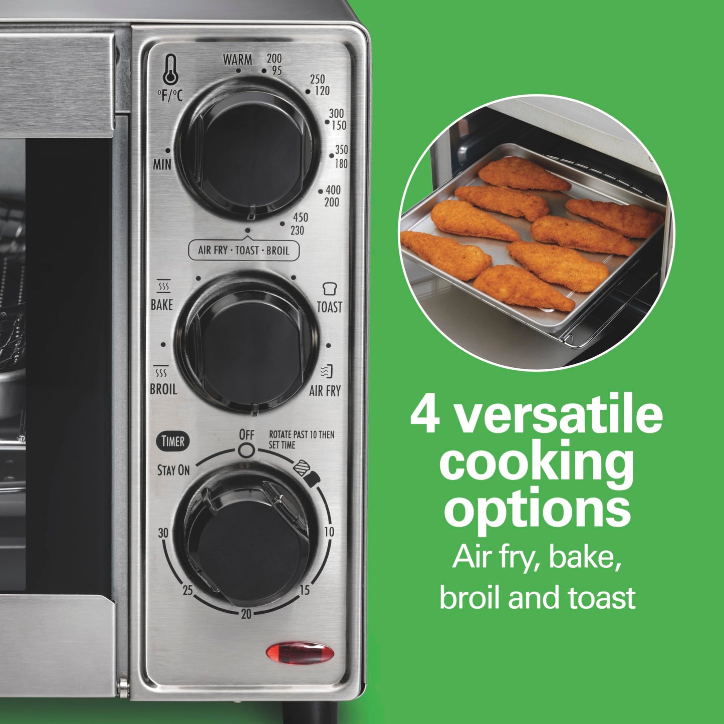 Hamilton Beach Air Fryer Toaster Oven Combo
