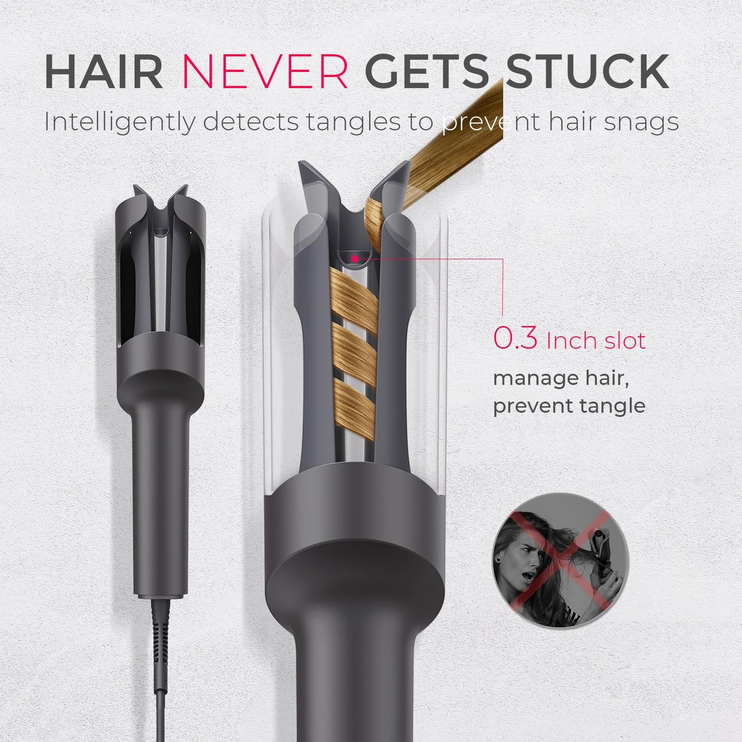 TYMO Curling Iron for Beach Waves
