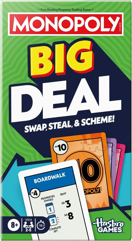 Monopoly Big Deal Oversized Card Game