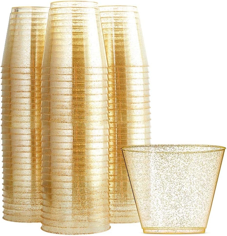 200 Count Disposable Plastic Party Cups 9oz
