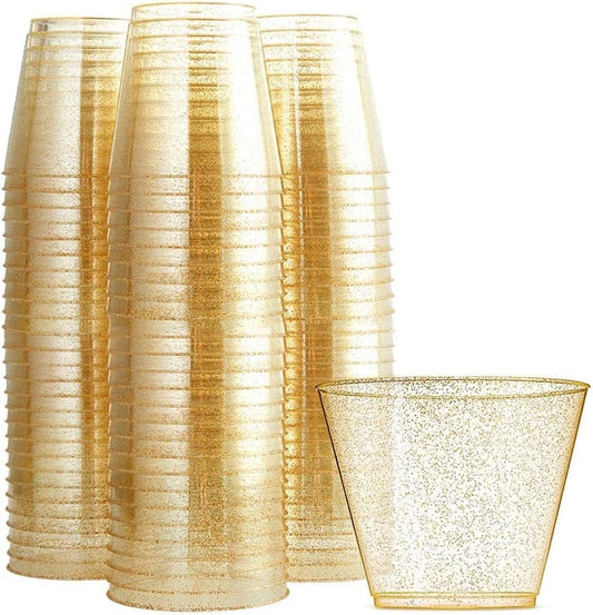 200 Count Disposable Plastic Party Cups 9oz