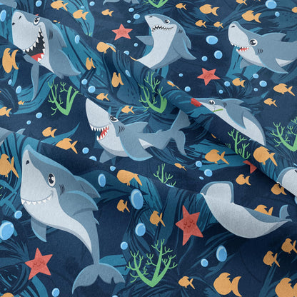 Shark Bedding Set for Boys Twin Size