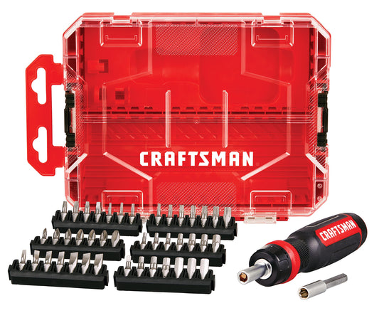 44PC CRAFTSMAN Ratcheting Screwdriver Set