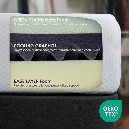 8 Inch Twin Memory Foam Mattress by Nestl
