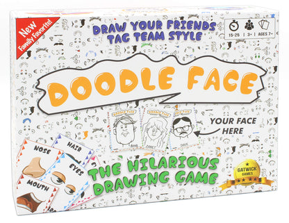 Doodle Face Drawing Game for Family Fun