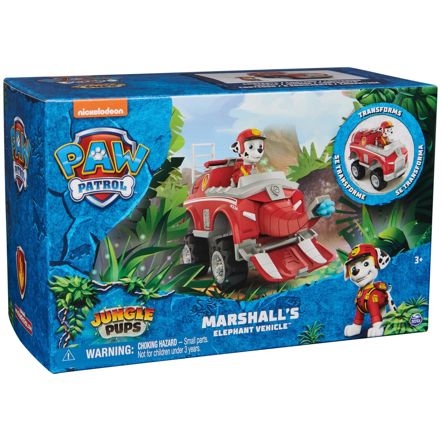 Paw Patrol Jungle Pups Marshall Vehicle Toy Truck