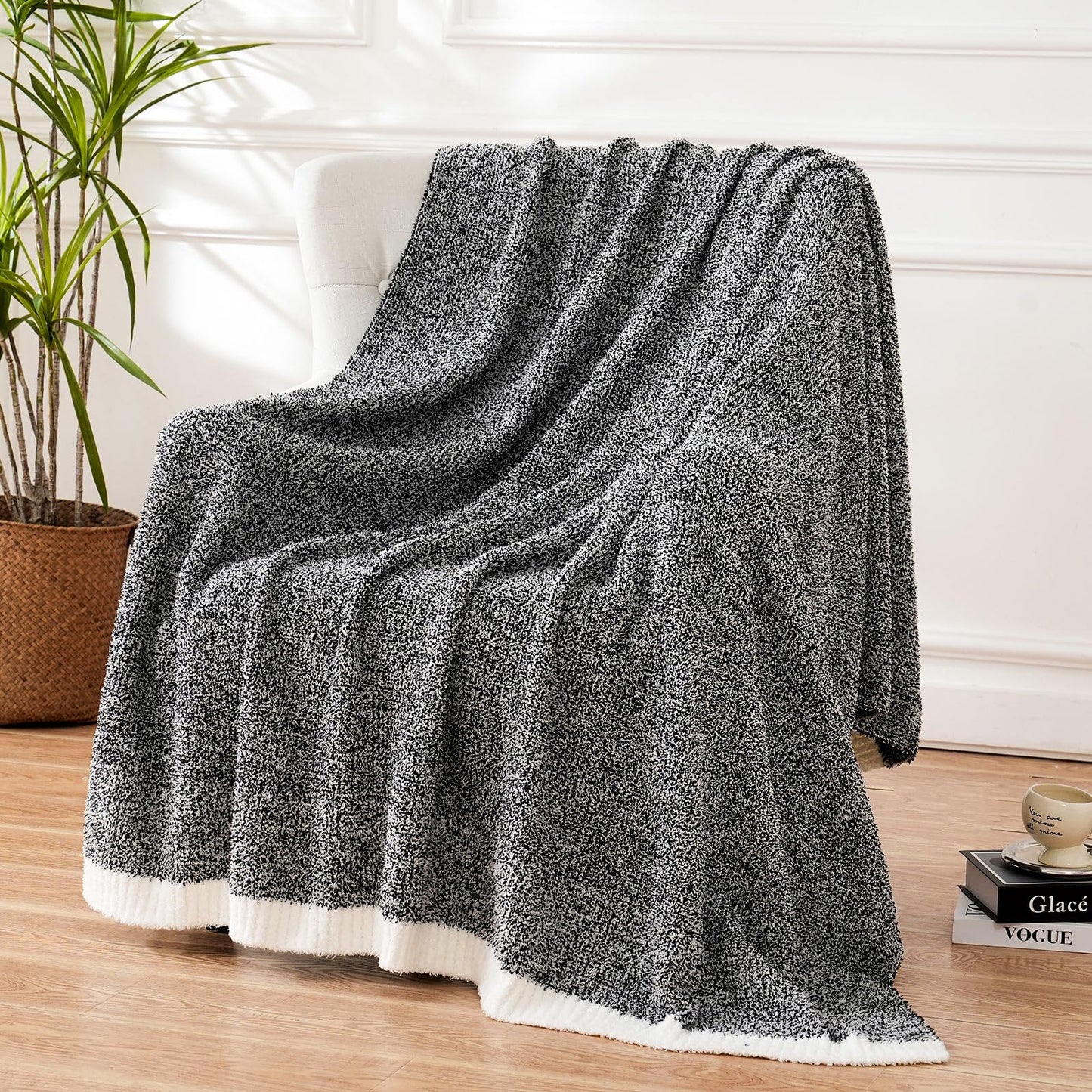 Super Soft Knitted Throw Blanket for All Seasons
