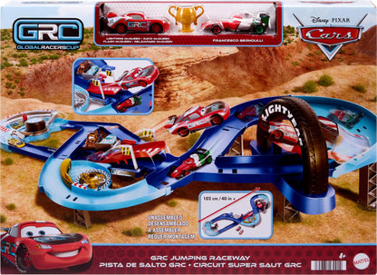 Mattel Cars Playset with Lightning McQueen & Francesco