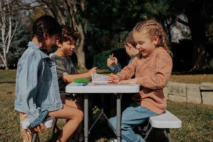 Stansport Compact Kids Picnic Table - White