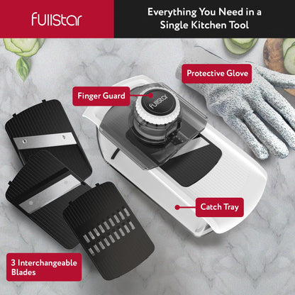 Fullstar 3-in-1 Mandoline Slicer and Cutter
