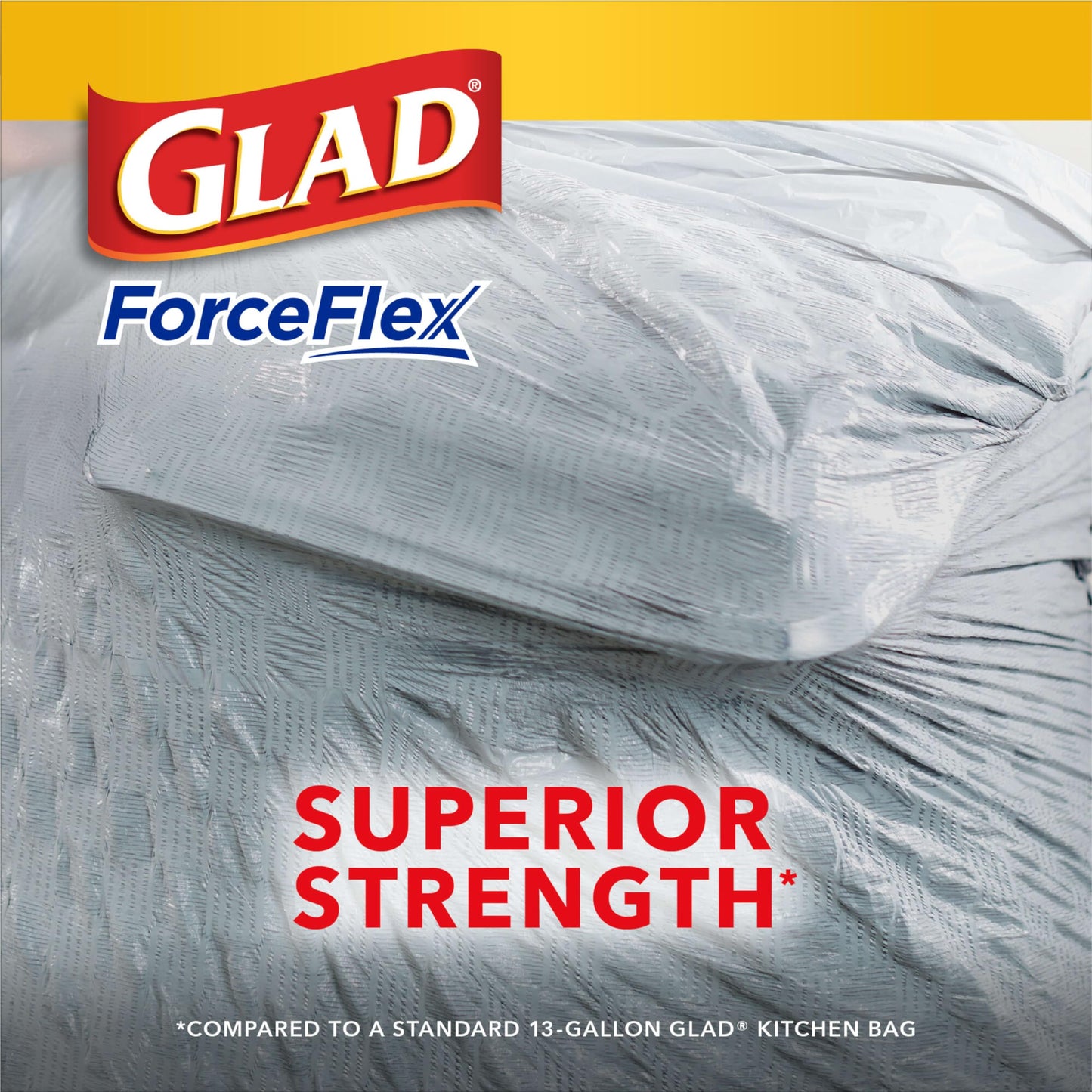Glad 13 Gallon Odorshield Trash Bags, 110 Count