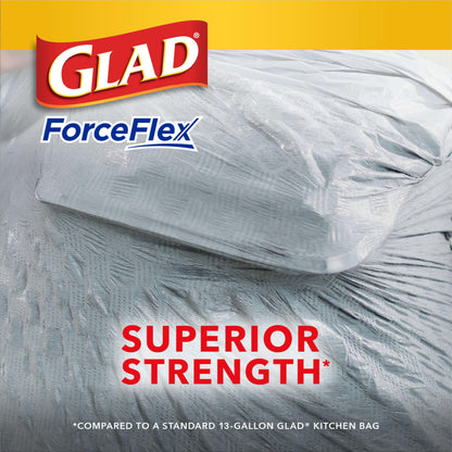Glad 13 Gallon Odorshield Trash Bags, 110 Count