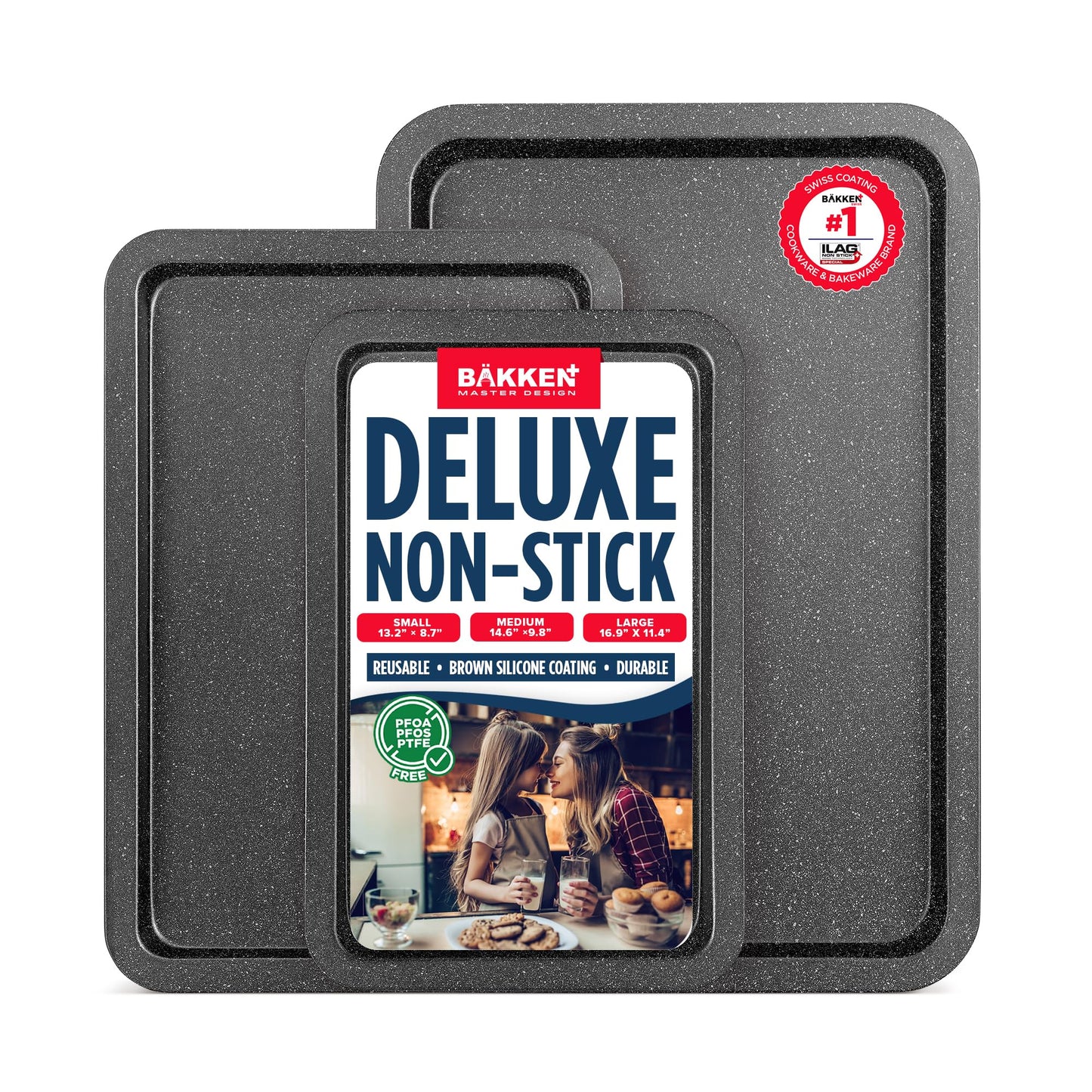 Bakken 3-Piece Nonstick Baking Pan Set