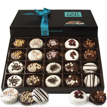 Gourmet Cookie Gift Basket - 20 Assortment Variety