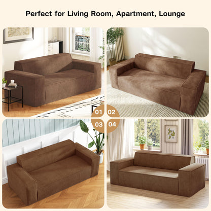 3-Seater Memory Foam Sofa for Living Room