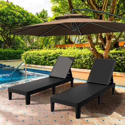 4 Outdoor Chaise Lounge Chairs by YITAHOME