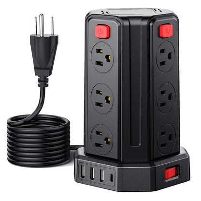 Surge Protector Power Strip with USB Charging