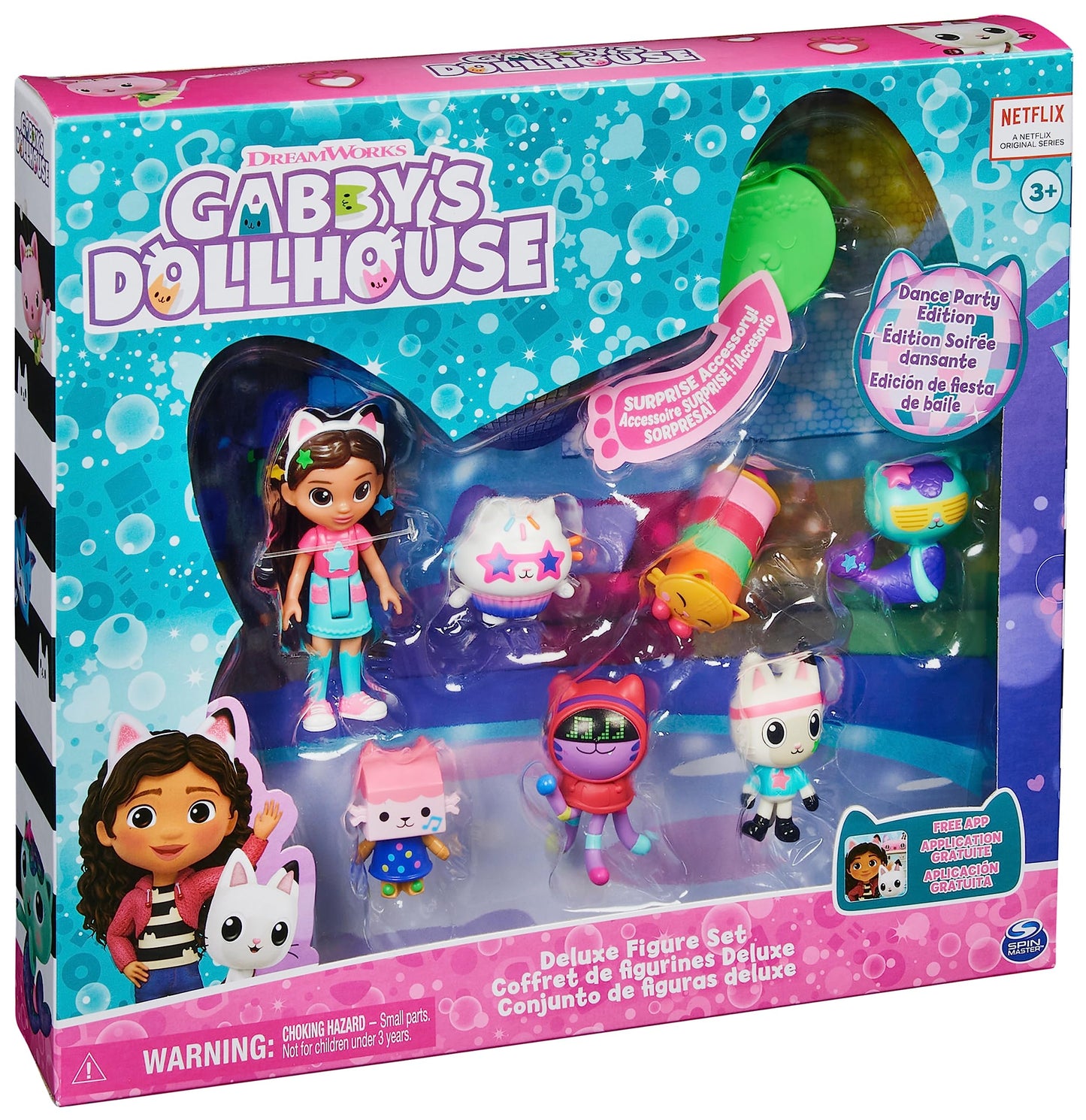 Gabby's Dollhouse Dance Party Figure Set for Kids