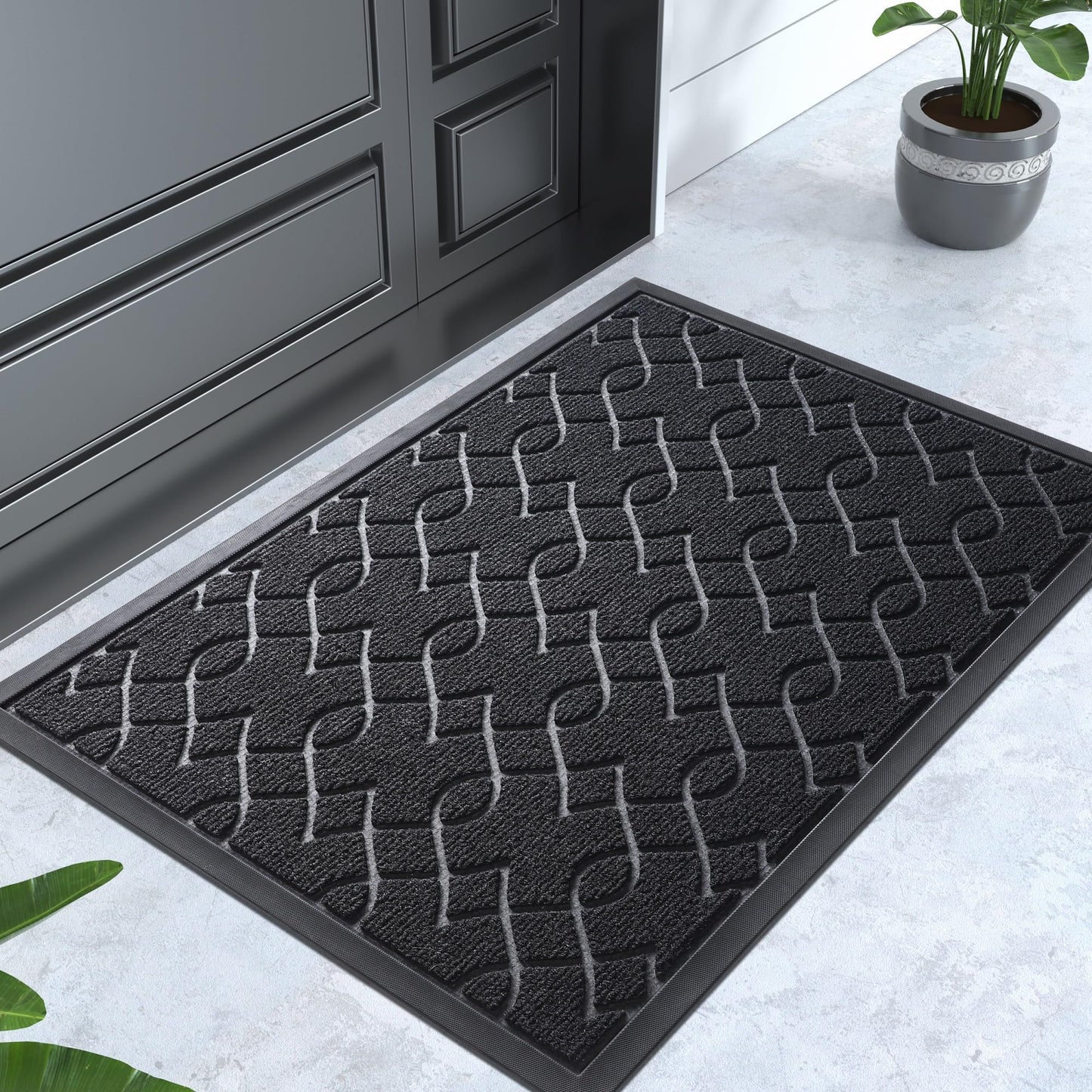 Yimobra Waterproof Non-Slip Outdoor Door Mat