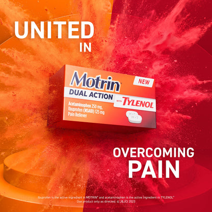 Motrin Pain Reliever with Ibuprofen & Acetaminophen