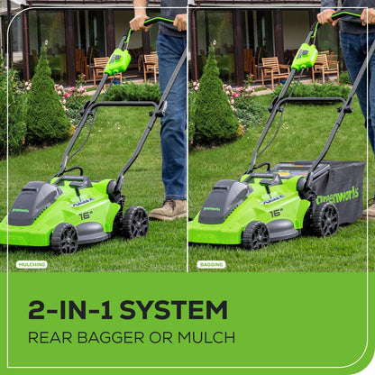 40V Brushless Cordless Lawn Mower by Greenworks