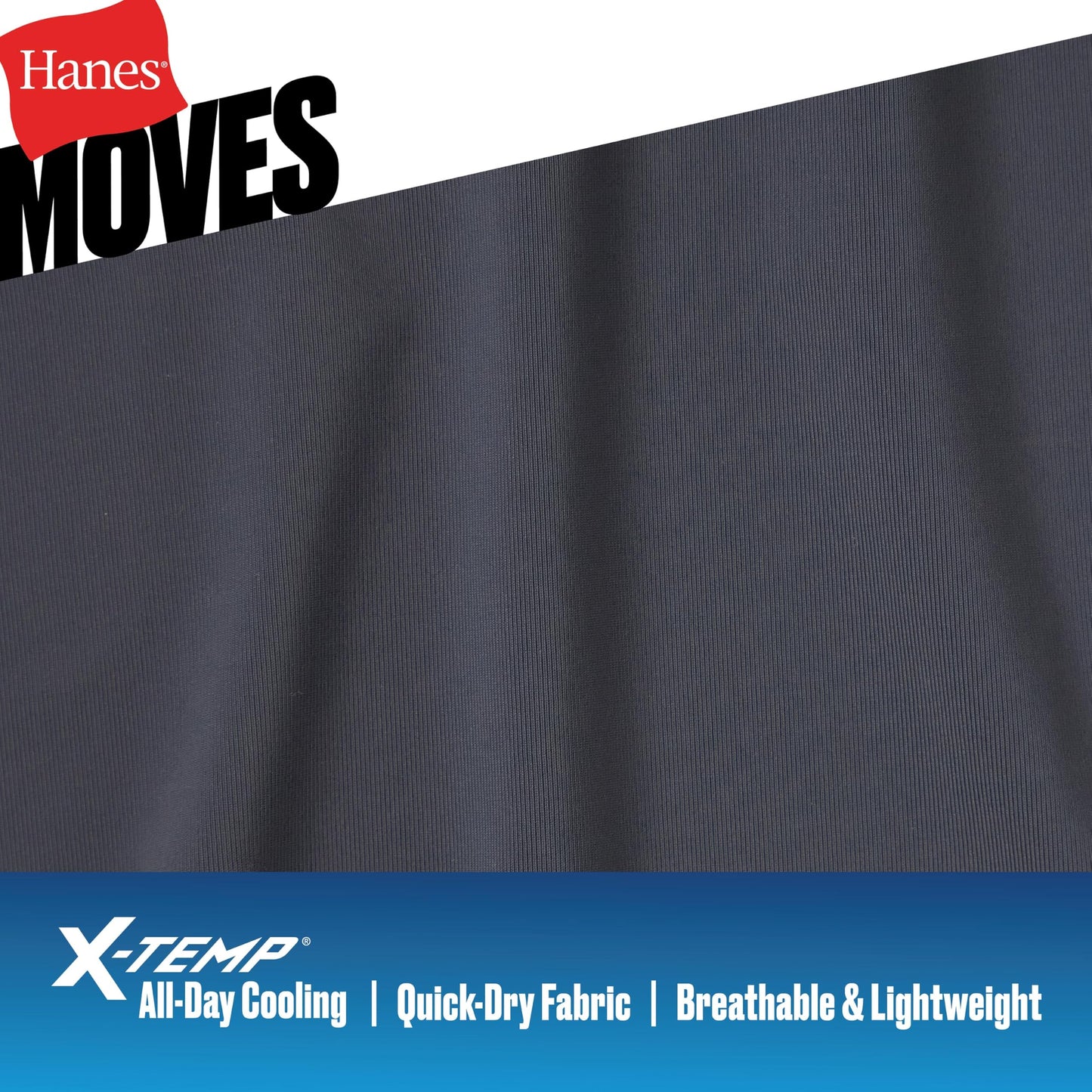 3-Pack Hanes Moisture-Wicking T-Shirts