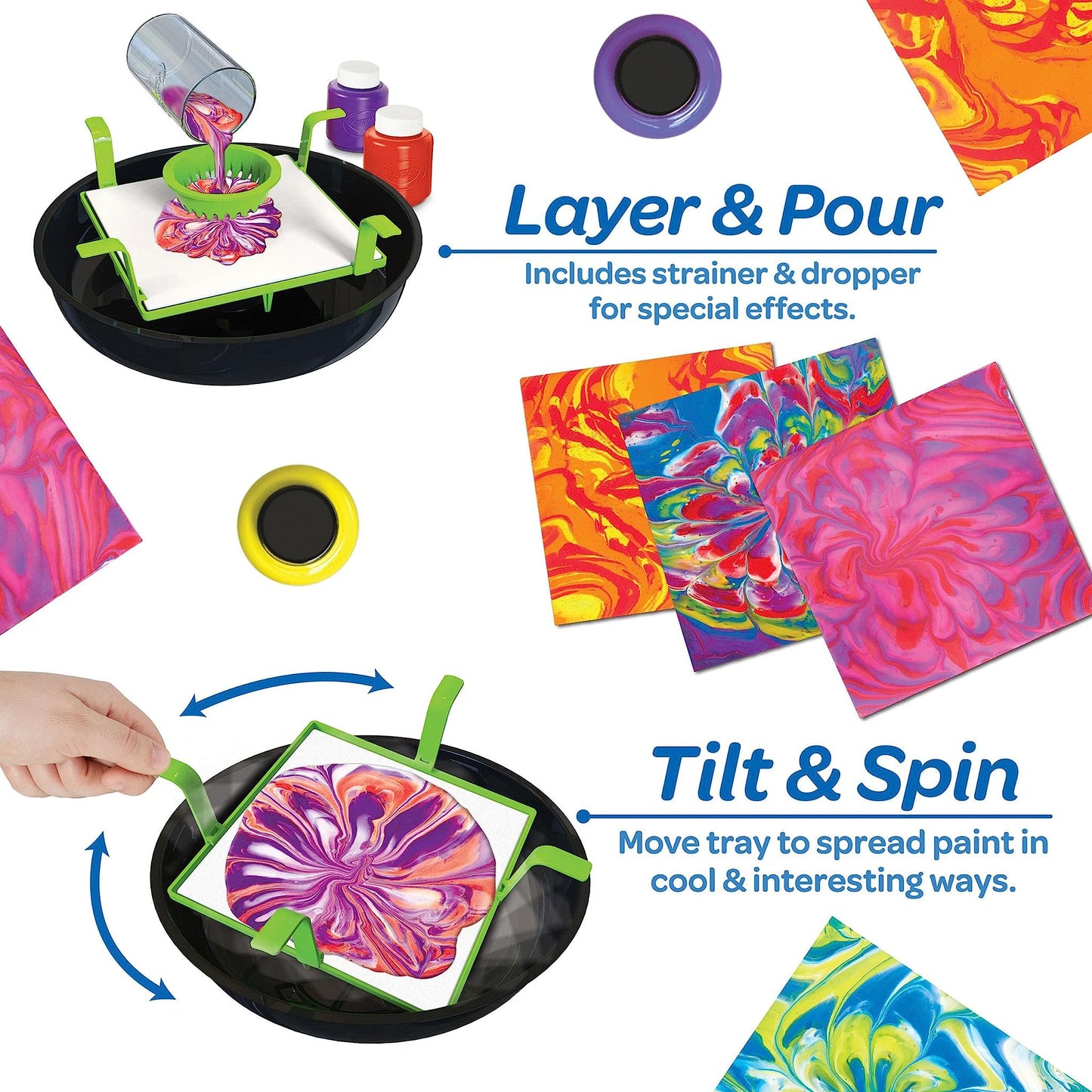 Crayola Washable Paint Pour Set for Kids